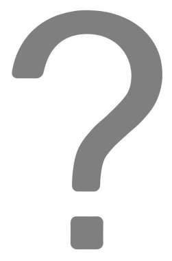 Simge vektör düz tasarım stili soru.