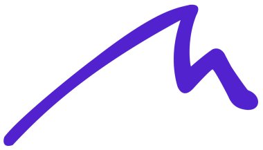 Mor dağlar düz beyaz arka plan üstünde kutsal kişilerin resmi.