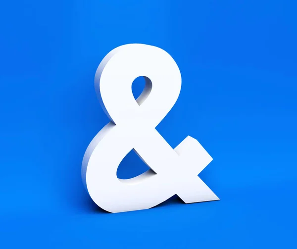 Weißes Symbol Auf Blauem Hintergrund Darstellung — Stockfoto