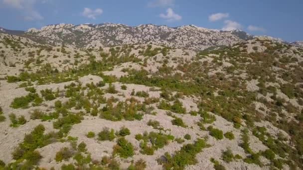 Αεροφωτογραφία Του Βουνά Πετρών Στην Κροατία — Αρχείο Βίντεο
