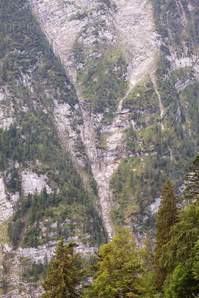 Vue Aérienne Des Grandes Montagnes Pierre Dans Les Alpes — Photo