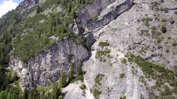 Büyük Taş Dağ Alpleri Nde Havadan Görünümü — Stok video