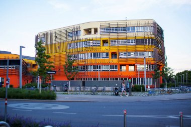 Viyana, Avusturya-06 Haziran 2018: Viyana ekonomi ve Iş Üniversitesi