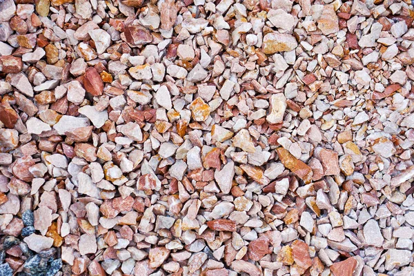 Beżowy żwir kamień piętro tekstury tła — Zdjęcie stockowe
