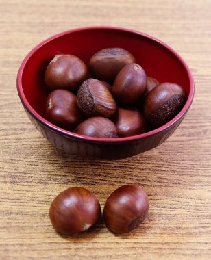 Gıda ve mutfağı, geleneksel kavrulmuş kestane yüksek C vitamini ve piridoksin, folat, Riboflavin, tiamin Vitamin B.