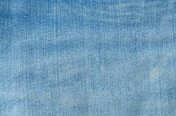 Stof Textuur Sluiten Van Blauwe Jean Textuur Patroon Achtergrond — Stockfoto