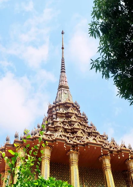 Belo Mosteiro Ouro Wat Phra Kaew Temple Grand Palace Bangkok — Fotografia de Stock