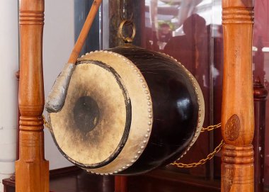 Bir tapınak barda kutsal Drum