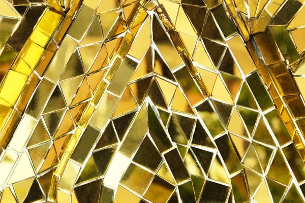 Textura zlaté mozaiky-pozadí vzorku — Stock fotografie