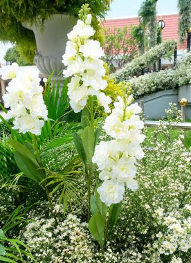 Ev Dekor için Beyaz Yapay Çiçek Demet