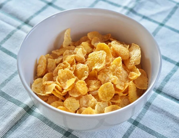 Delicious Godlen Cereal Conflake in A Bowl