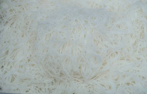 Cclose up van vermicelli rijst noedels achtergrond — Stockfoto