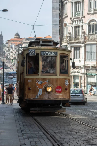 Porto Portugal Setembro 2018 Rua Elétrica Nascente Janeiro Cidade Porto — Fotografia de Stock