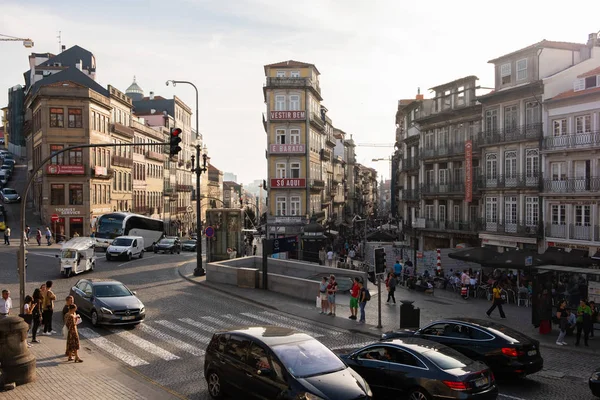 Porto Portugal Setembro 2018 Domingo Tarde Rua Invicta Porto Portugal — Fotografia de Stock