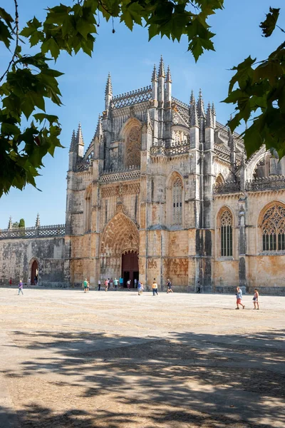 Batalha Portugal Septiembre 2018 Exterior Del Monasterio Batalha Días Soleados — Foto de Stock