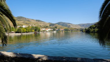 Pinhao, Portugal - October 05, 2018 : Douro River banks, Vila Real, Portugal