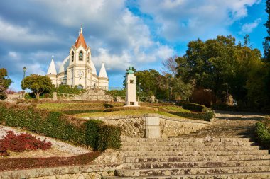 Penafiel, Portekiz - 05 Şubat 2015: Sameiro kutsal Penafiel, kuzeyinde Portekiz Porto bölgesi, Portekiz.