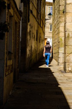 Tarihi sokak Santiago de Compostela