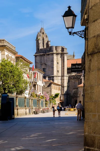 Calle histórica Pontevedra — Foto de Stock