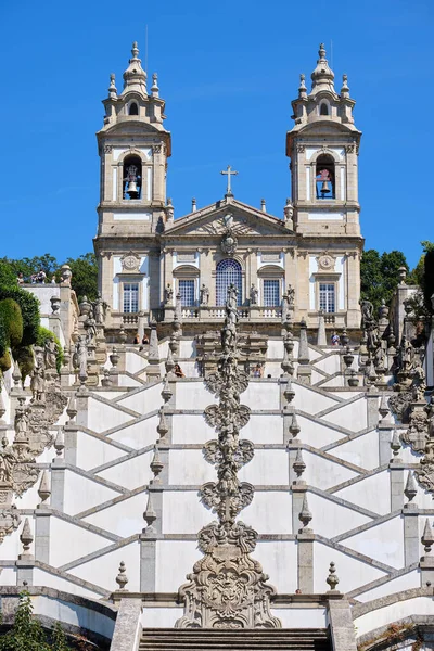 ブラガ ポルトガル 2020年8月22日 サメイロの聖母の聖域 またはサメイロの聖域またはモンテサメイロの無傷の概念 ポルトガルのブラガに位置するマリアの聖域です — ストック写真