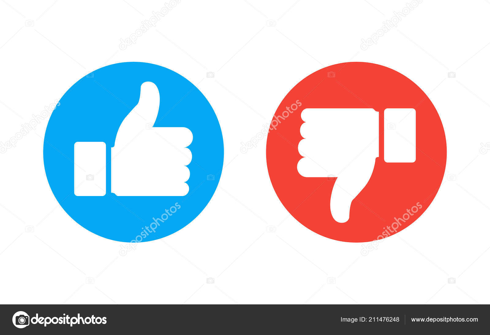 47 Facebook unlike Vector Images | Depositphotos
