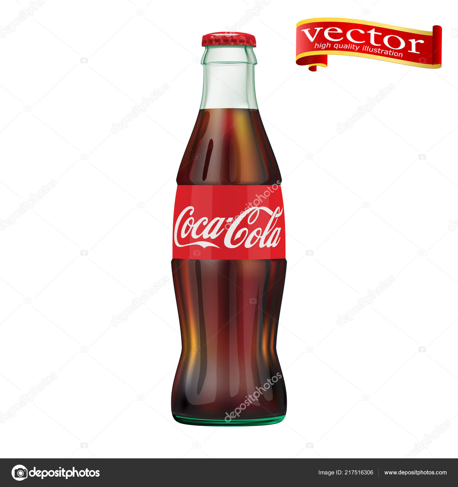 Vektorgrafiken Coca Cola Flasche Vektorbilder Coca Cola Flasche Depositphotos