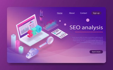 SEO analiz ve optimizasyon, seo stratejileri ve pazarlama kavramı.