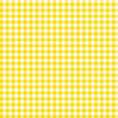 Dikişsiz damalı desen. Kaba vintage sarı ekose kumaş doku. Soyut geometrik arka plan.