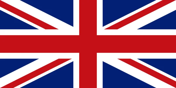Storbritannien, Sverige flagga. Brittisk flagg-ikon. Storbritanniens flagga. — Stockfoto