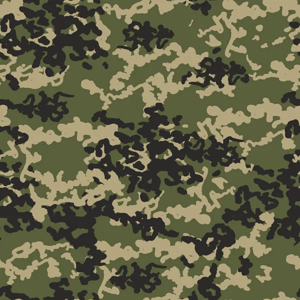 Sfondo senza cuciture modello camuffamento. Stile classico abbigliamento mascheramento camo ripetizione stampa . — Foto Stock