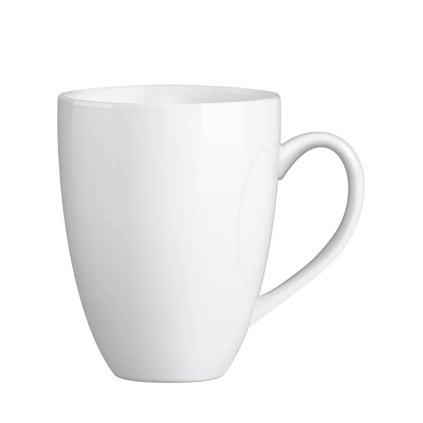 明るいまぶしさなし、マット効果をテンプレート セラミックきれいな白いマグカップ. — ストック写真