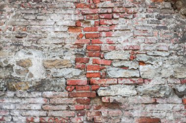 Taş bir duvarın dokusu. Eski taş duvar dokusu arkaplanı.