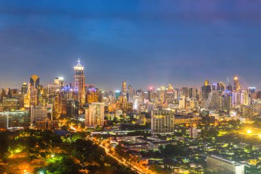 Asya 'nın gökdelen şehri Bangkok Tayland