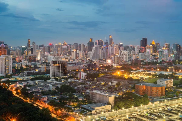 Mrakodrap Město Asie Bangkok Město Thajsko — Stock fotografie