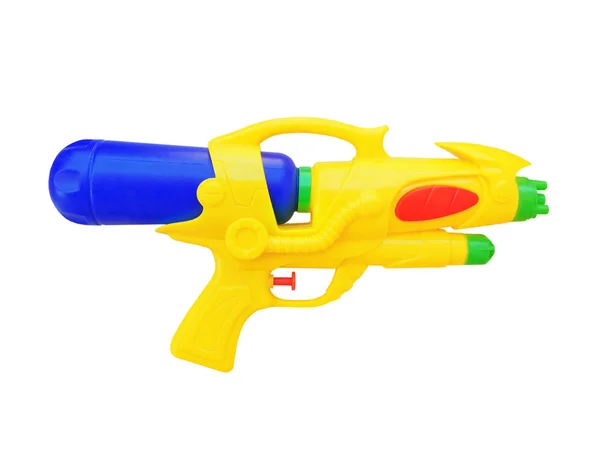 Hračkářová pistole pro chlapce na bílém pozadí — Stock fotografie