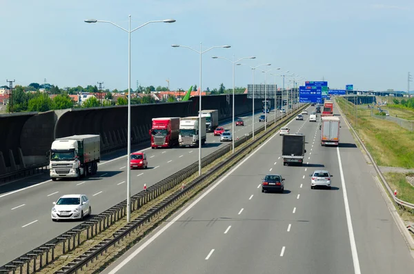 Wroclaw Poland June 2018 Highway Poland Airport Stock Picture