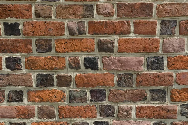 Tuğla duvar arka plan kırmızı tuğla, eski vintage doku ile
