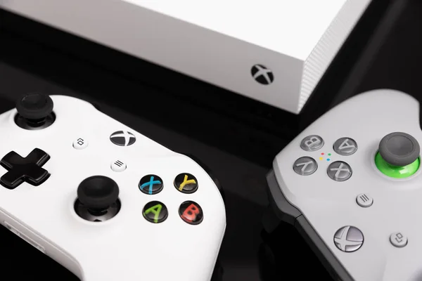Wroclaw Poland Januar 2019 Xbox One Ist Leistungsstärkste Videospielkonsole Der — Stockfoto