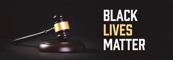 Black Lives Matter Movement Human Rights Legal Concept — Stock Photo, Image