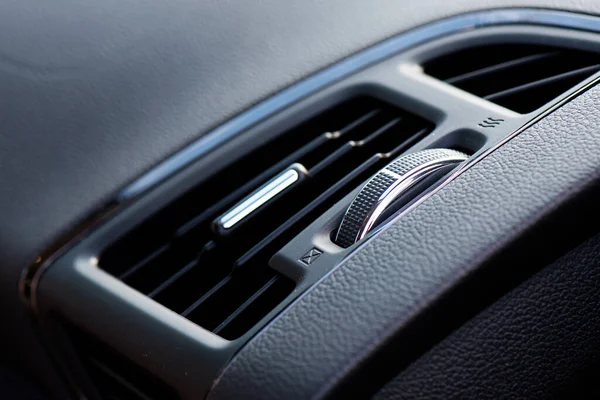 Condicionado Carro Sistema Refrigeração Interior Carro Moderno — Fotografia de Stock