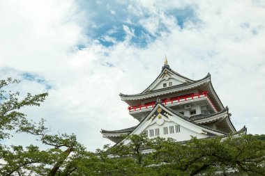 White Samurai castle of Japan in Summer season; Atami castle is historical place in Shizuoka Prefecture