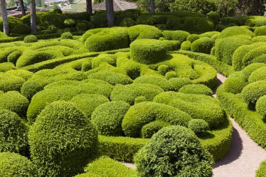Marqueyssac, Nouevelle Aquitaine, Fransa Vezac, Dordogne bahçeleri