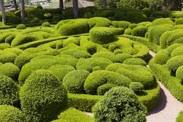 Jardines Marqueyssac Vezac Dordogne Nouevelle Aquitania Francia — Foto de Stock