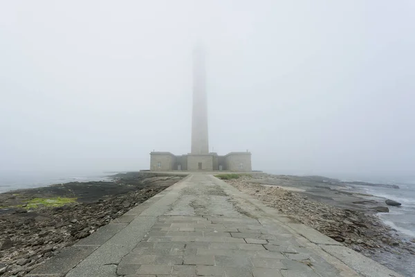 Leuchtturm Von Gatteville Normandie Frankreich — Stockfoto