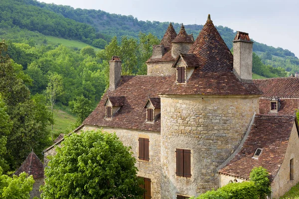 Arquitectura Autoire Departamento Lot Occitanie Francia — Foto de Stock