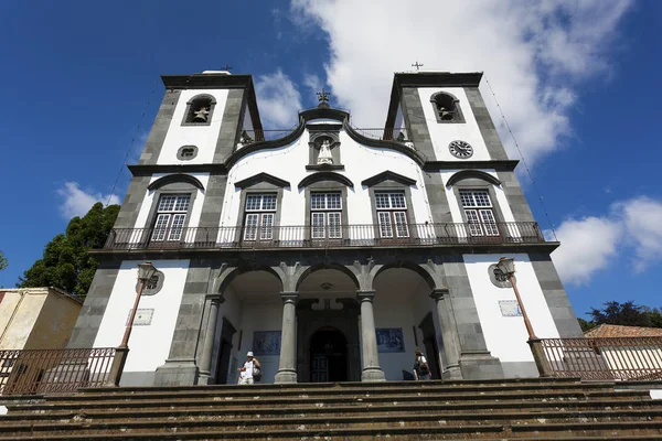 Kościół Nossa Senhora Monte Monte Madera Portugalia — Zdjęcie stockowe