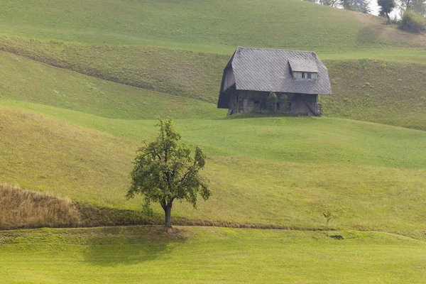 Dům Zemi Luthern Švýcarsko — Stock fotografie
