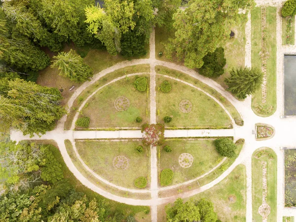 Trädgårdar Richelieu Indre Loire Centre Val Loire Frankrike — Stockfoto