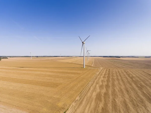 Windgeneratoren Oysonville Centre Val Loire Frankrijk — Stockfoto