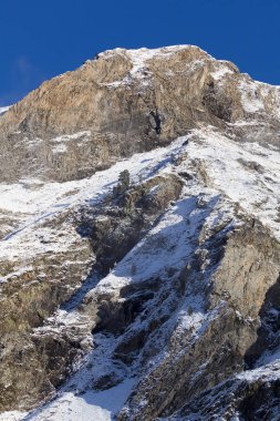 Aragnouet 'deki dağlar, Hautes-Pyrenees, Occitanie, Fransa